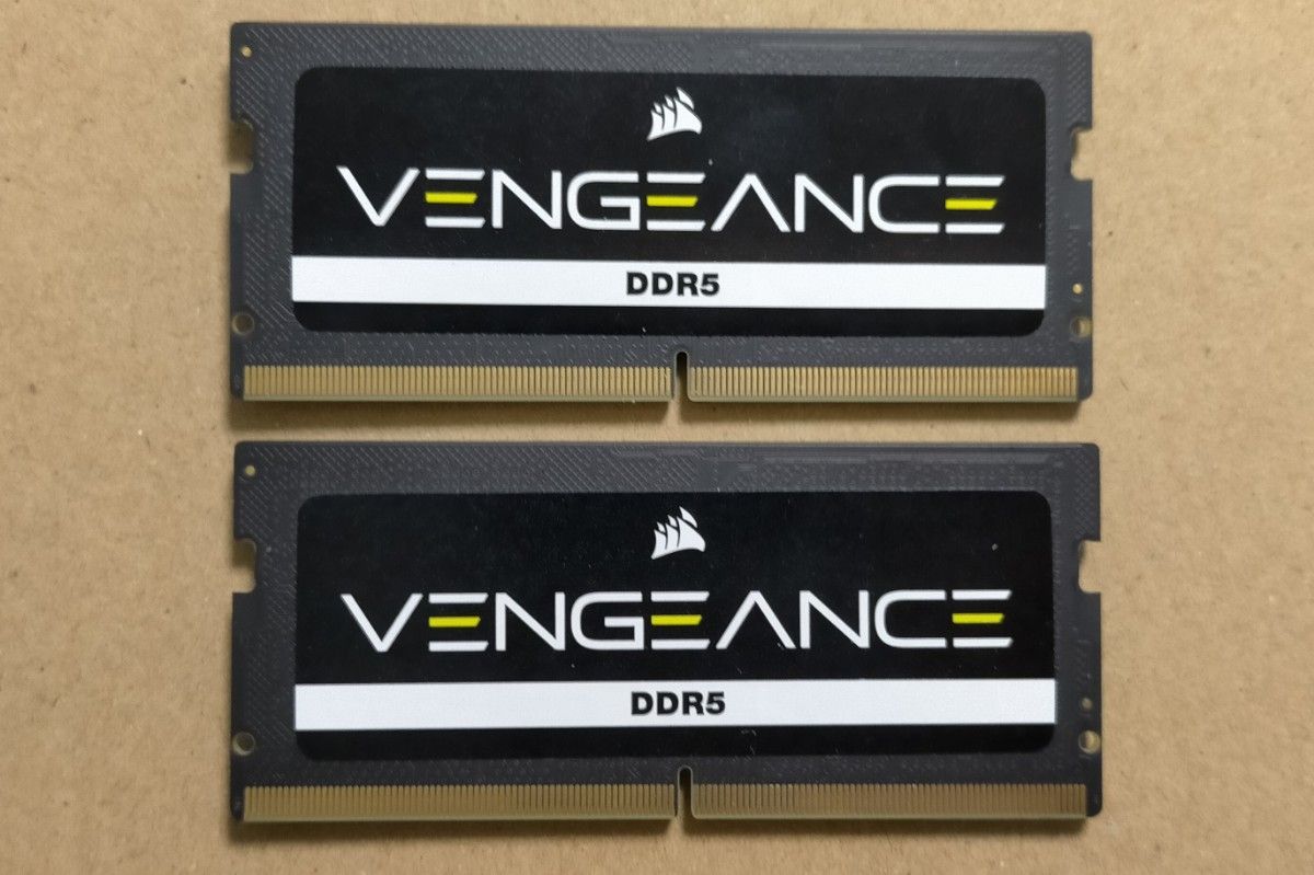 CORSAIR VENGEANCE DDR5 4800MHz  ノートPC Sodimm　メモリー 16GB 2枚 計32GB