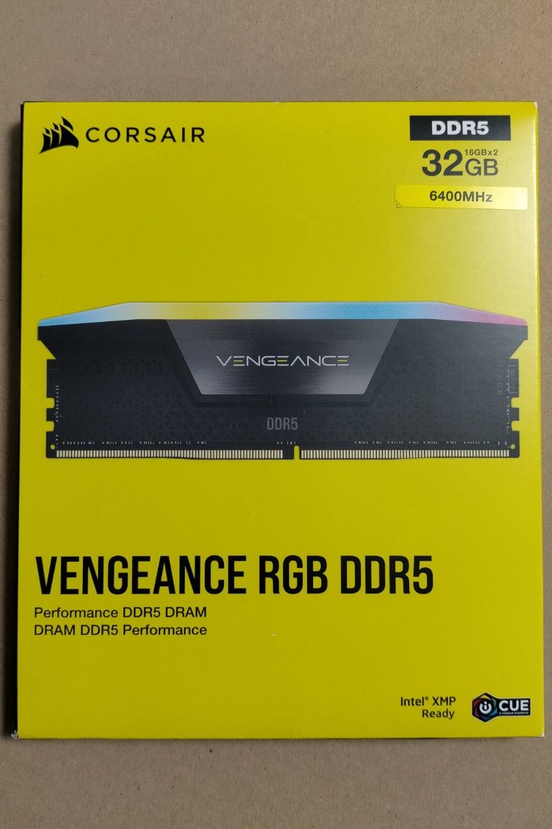 Corsair Vengeance RGB DDR5 6400MHz PCメモリ 16GB 2枚 計32GB