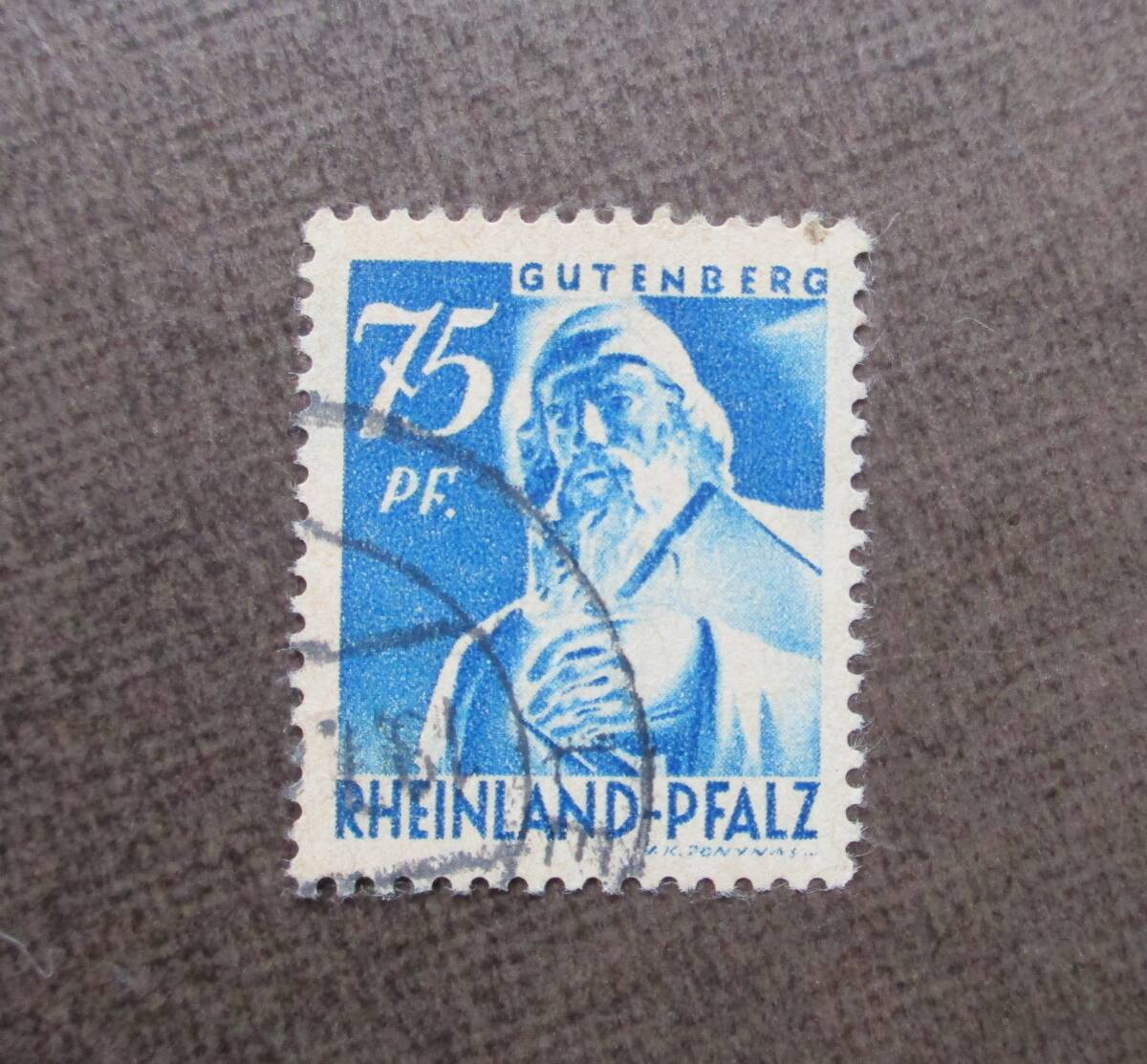 RHEINLAND　　SCカタログ＃6N13　　75pf　　使用済　　中古品_画像1