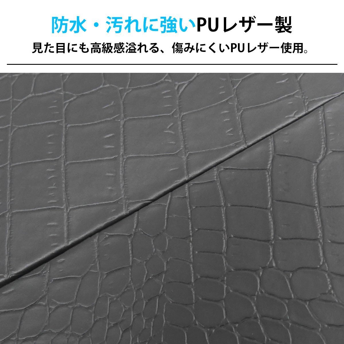 1円～ 売り切り ワインディングマシーン ウォッチワインダー 1本巻き 自動巻き時計 腕時計 ワインディング クロコ型押し PUレザー WM-01KUの画像6