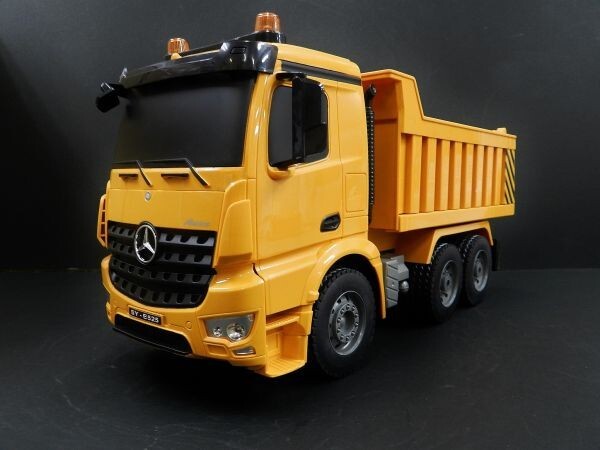 [2.4GHz]1/14 large power shovel radio-controller |1/20 Mercedes Benz AROCS(aroks) dump car 2 kind set 