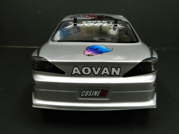 ☆Li-ionバッテリー☆ 2.4GHz 1/10 ドリフトラジコンカー Ｓ15 シルビア タイプ 銀赤【ターボ機能付き・塗装済み完成品・フルセット】_画像5