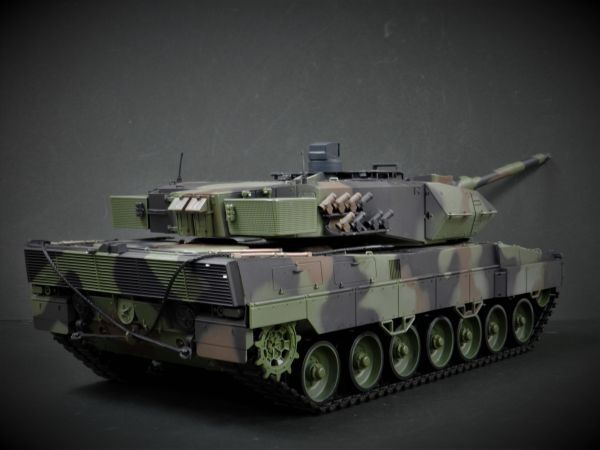 【Ver.7.0・赤外線ユニット・BB弾発射・サウンド・発煙仕様 2.4GHz】Heng Long 2.4GHz 1/16 戦車ラジコン ドイツ主力戦車 レオパルト2 A6_画像3