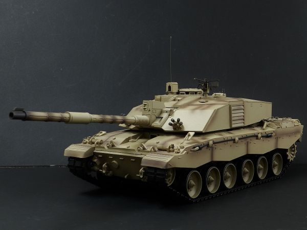 【Ver.7.0・赤外線ユニット・BB弾発射・サウンド・発煙仕様 2.4GHz】1/16 戦車ラジコン チャレンジャー 2 ☆Challenger 2_画像1