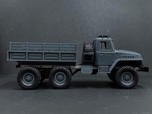 1/16 2.4GHz 6 wheel drive military truck radio-controller ash * speed less -step adjustment * steering gear servo attaching * crawler radio-controller 