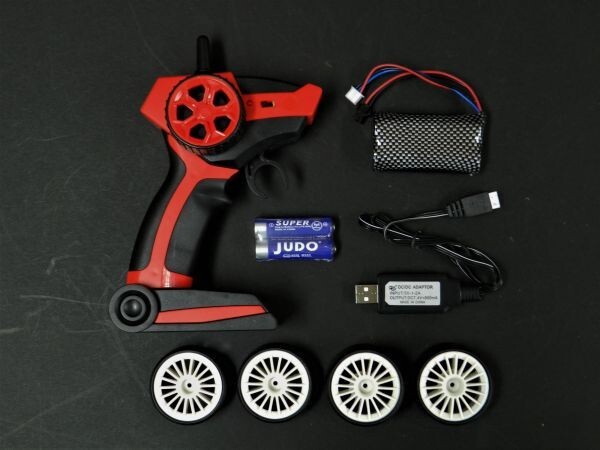 2.4GHz 1/14 drift radio-controller R35 GTR type black red [ has painted final product full set ] * highest speed 30km/h*