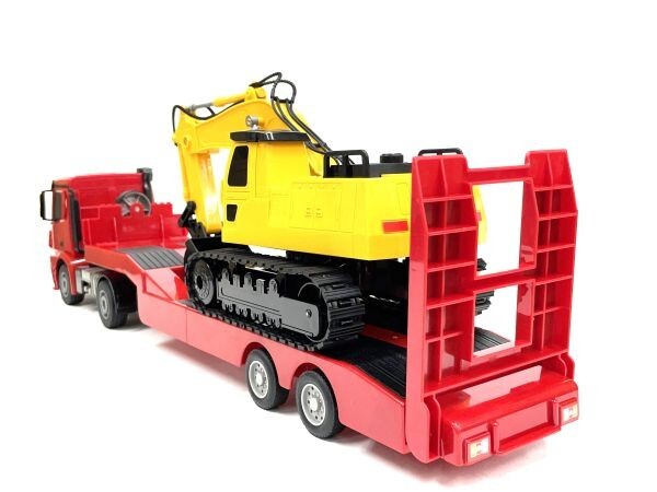 [ Mercedes Benz official license model ] total length 610mm 2.4GHz 1/26 scale large heavy equipment forwarding trailer radio-controller * trailer radio-controller 