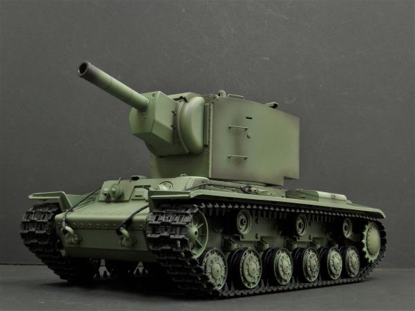 【予約販売】本 【Ver.7.0・赤外線ユニット・BB弾発射・サウンド・発煙仕様 2.4GHz】☆ Heng Long 2.4GHz 1/16 戦車ラジコン ソビエト KV-II ギガント 戦車、軍用車両