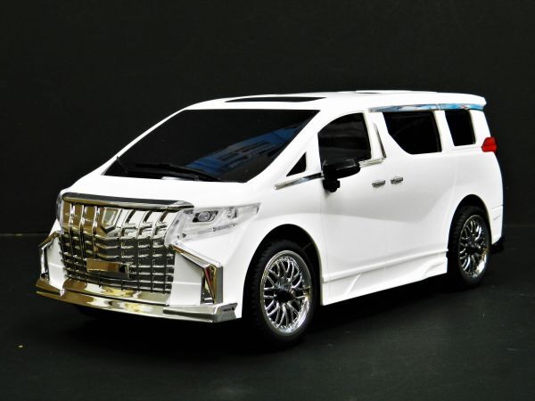 大幅値下げ！ 1/16スケール 2.4GHz 高級1BOX車タイプ ドリフトラジコン白　ジャイロスコープ・サーボ付 ヘッドライト・テールランプ・LED付_画像1