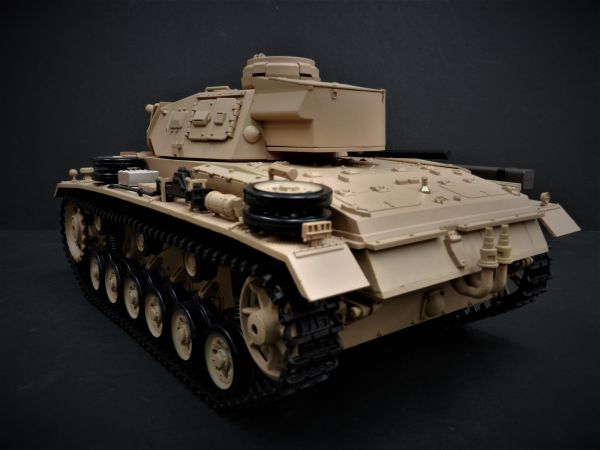 【Ver.7.0・赤外線ユニット・BB弾発射・サウンド・発煙仕様 2.4GHz】 Heng Long 2.4GHz 1/16 戦車ラジコン III号 Ｈ型 German PanzerIII-Ｈ_画像3