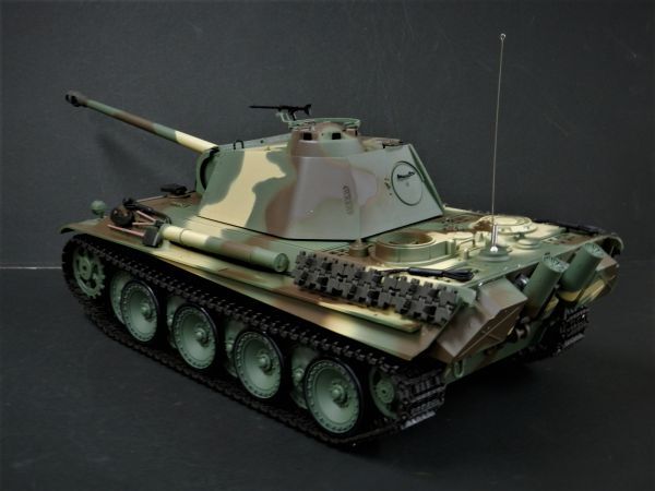 【Ver.7.0・赤外線ユニット・BB弾発射・サウンド・発煙仕様 2.4GHz】Heng Long 2.4GHz 1/16 戦車ラジコン パンサーG型_画像6