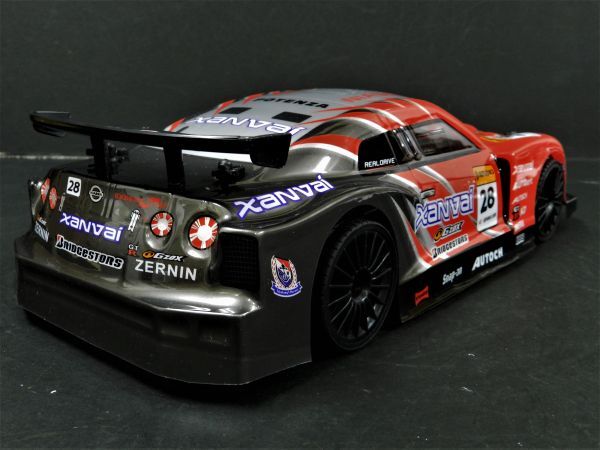 2.4GHz 1/14 drift radio-controller R35 GTR type black red [ has painted final product full set ] * highest speed 30km/h*