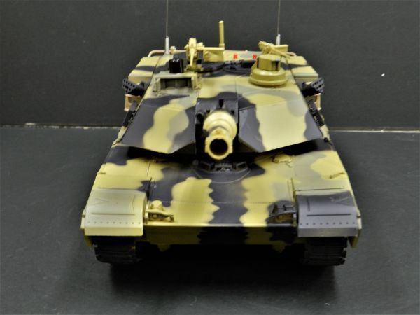 【赤外線バトルシステム付 対戦可能 塗装済み完成品 】Heng Long 3816-1/2　2.4GHz 1/24 アメリカ軍 M1A2 エイブラムス_画像6