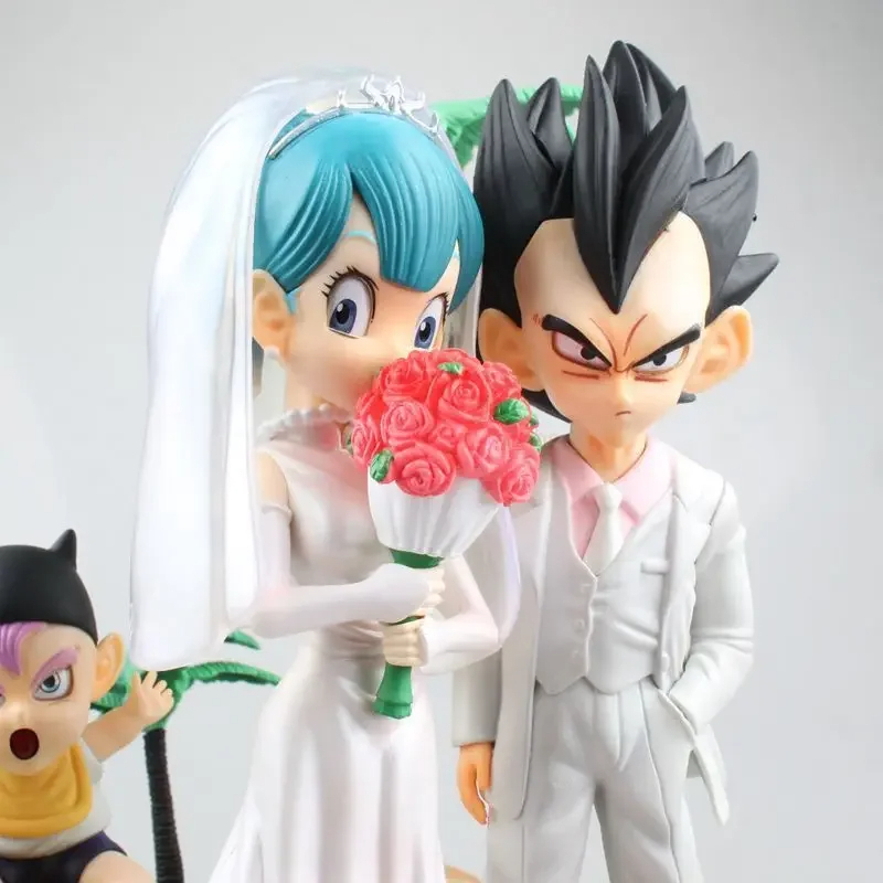 ドラゴンボール フィギュア ベジータ＆ブルマ 結婚ver 22cm 箱有り_画像5