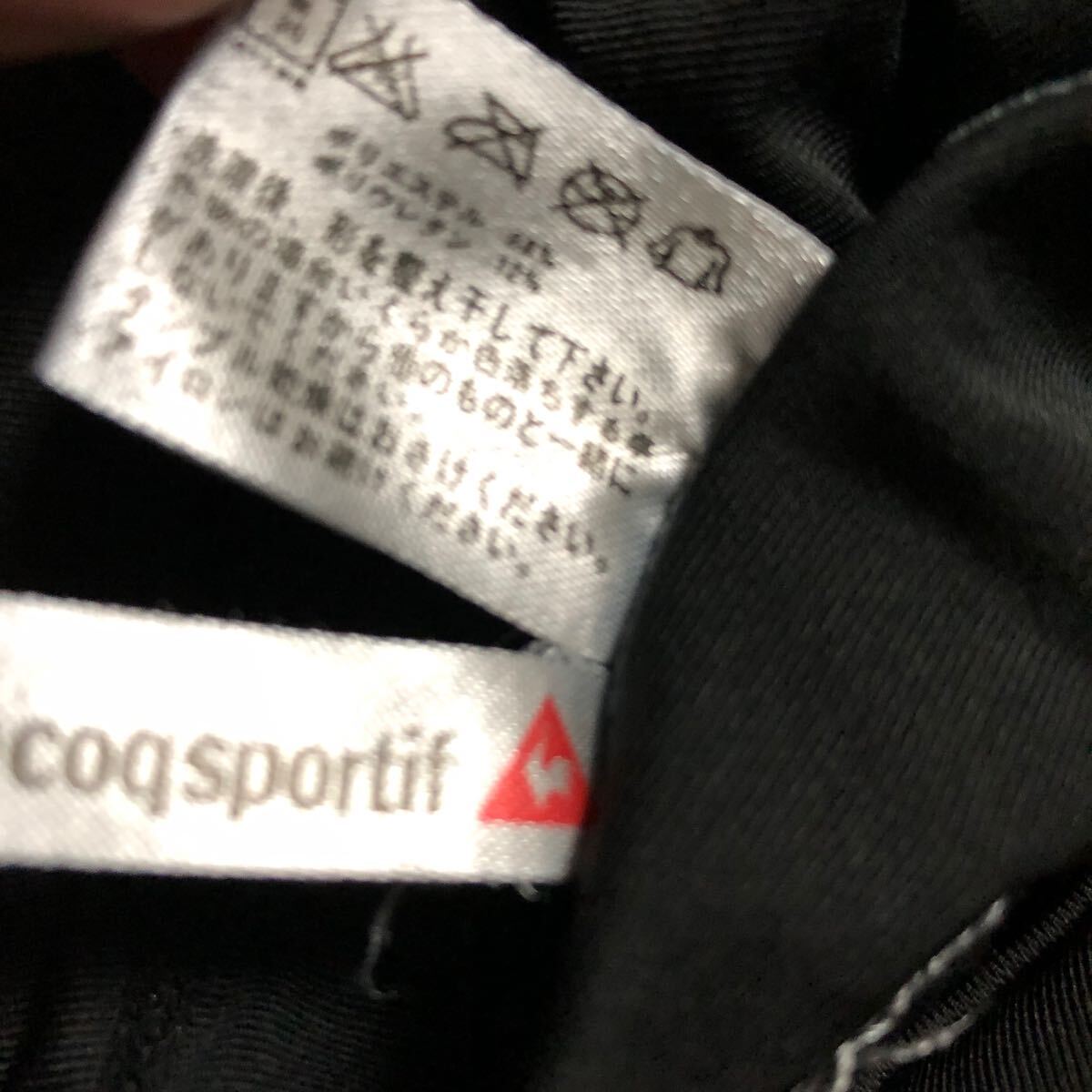 le coq sportif ルコックスポルティフ　モックネック　シャツLブラック_画像6