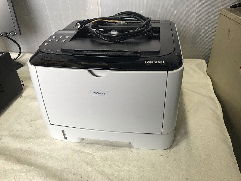 # печать знак высшее немного 14 листов!RICOH Ricoh SP3510SF A4 монохромный лазерное МФУ 1 уровень ( копирование /FAX/ принтер / сканер / двусторонний печать )[K0413R3-1F-20]