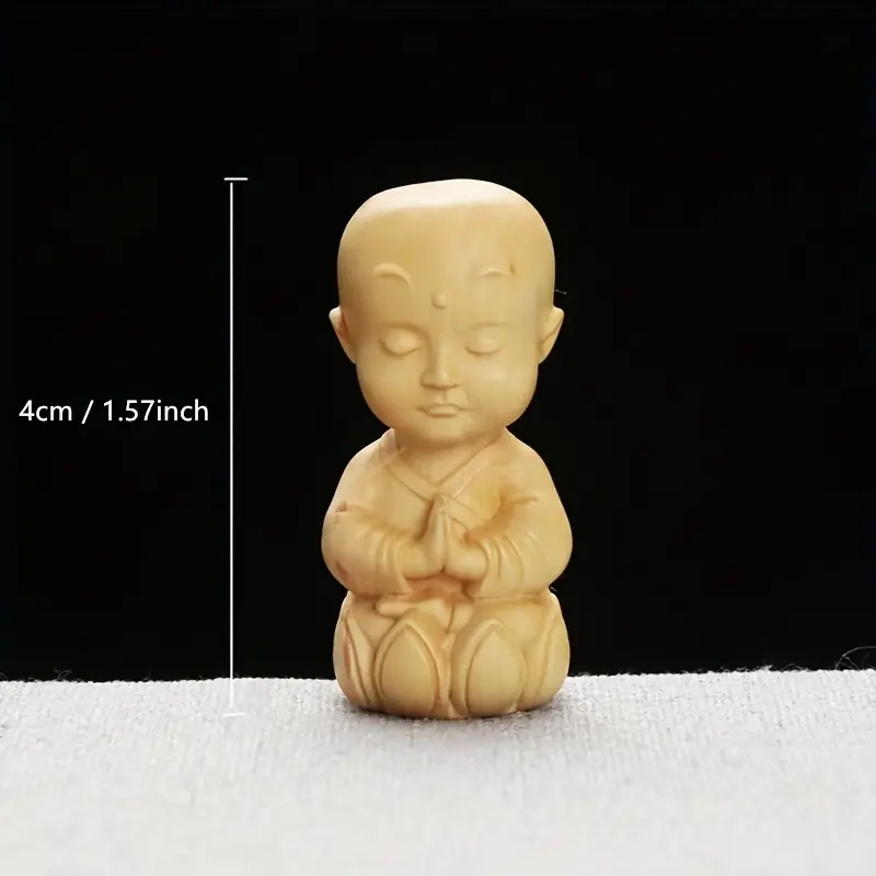 6204627336 1pc.. bodhisattva exquisite tsuge. tree carving. small Buddhist image, wooden .. handicraft antique equipment ornament, house. equipment ornament 