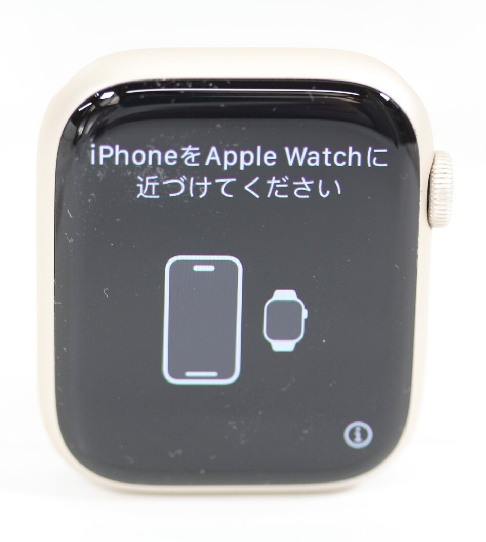 Y6137#* б/у товар *Apple Watch Series 7 GPS+Cellular модель Star свет aluminium кейс 45mm MKJQ3J/A SB(^) суждение 