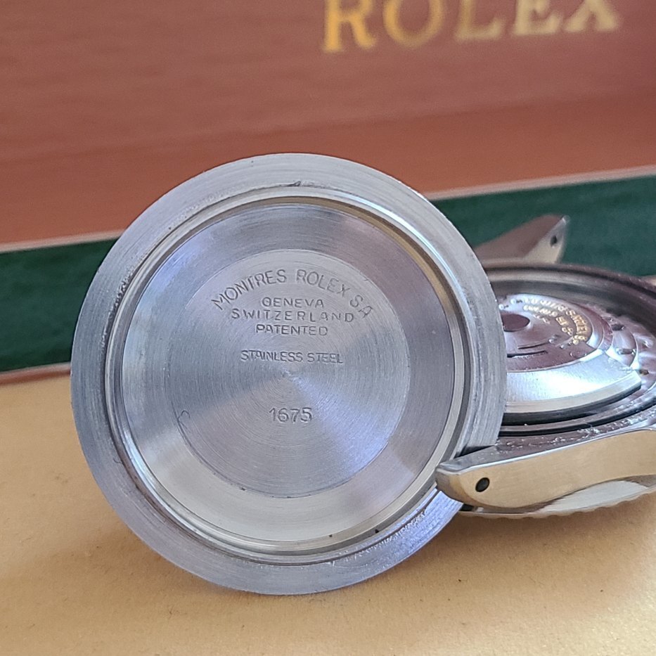 ロレックスヴィンテージRef1675  GMTマスターカスタム ROLEX Cal.1570(1575)オリジナルムーブメント搭載の画像7