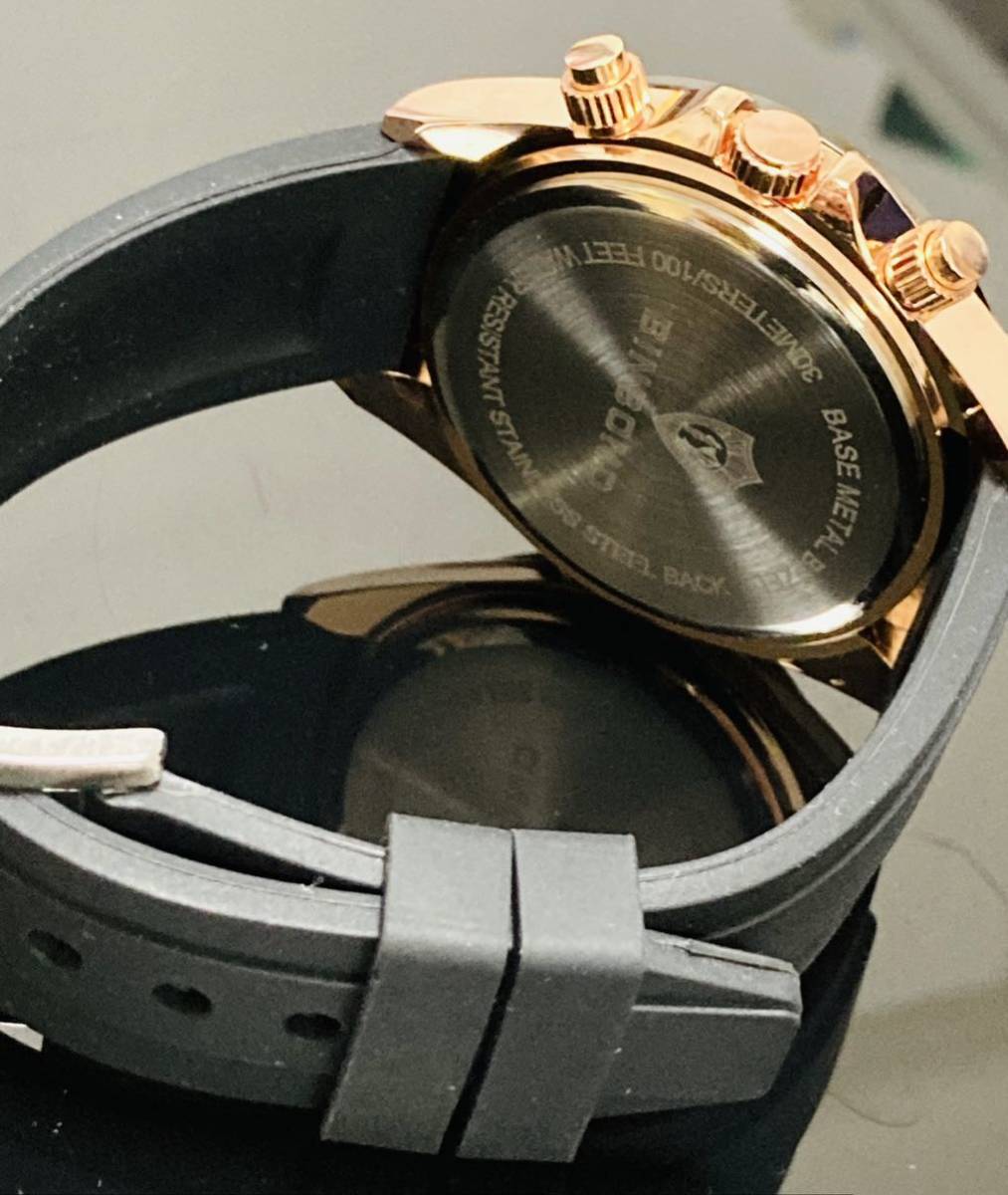 新作セール メンズ腕時計 デイトナ オマージュ クロノグラフ 防水腕時計 ゴールド ジルコニア ステンレス1149nダイバーズの画像6