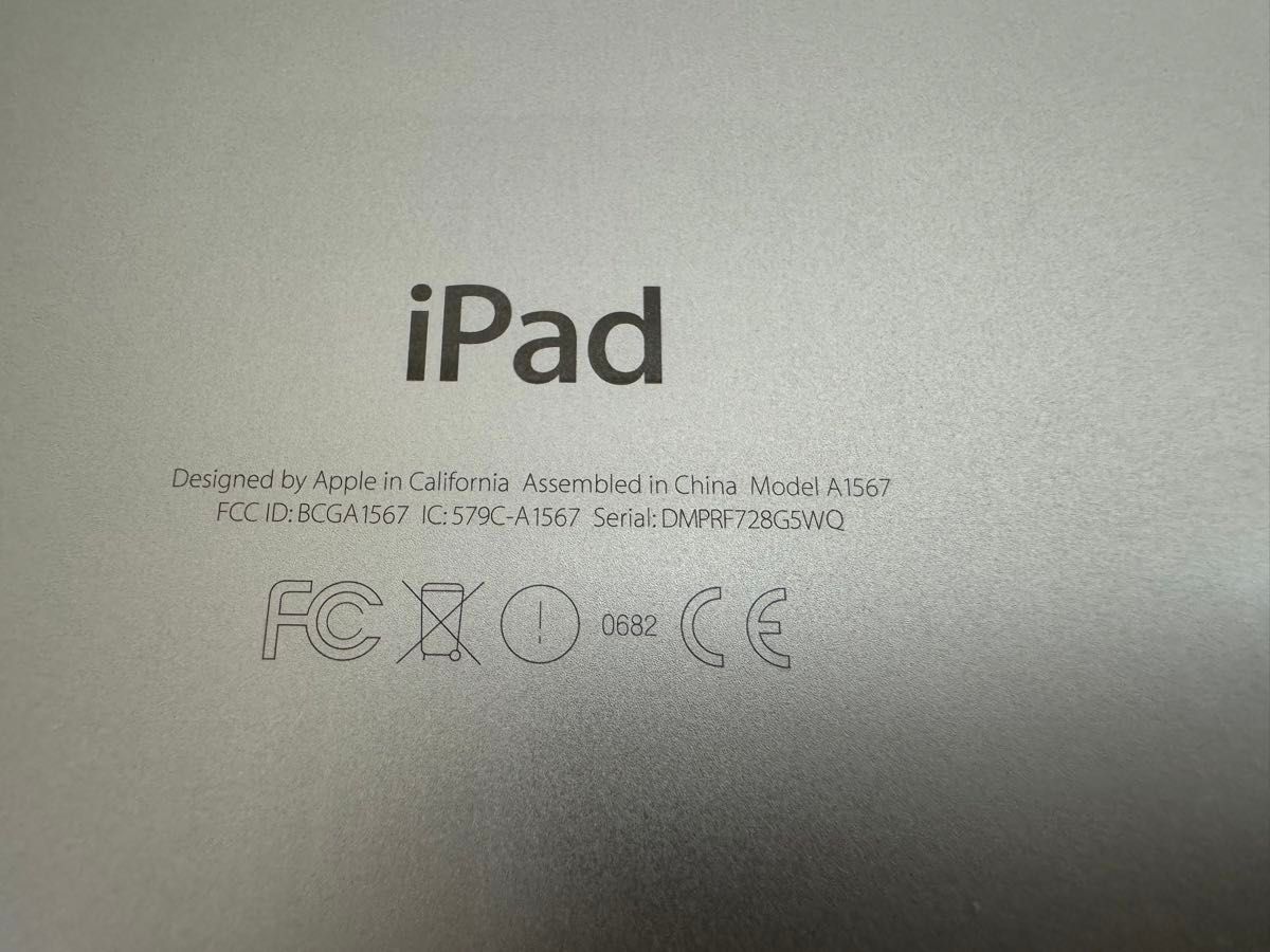 iPad Air 第2世代 Wi-Fi + Cellular 16GB スペースグレイ MGGX2J/A A1567 動作確認済