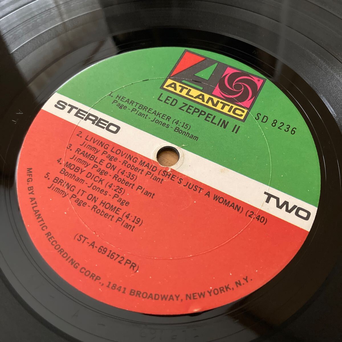Led Zeppelin II　両面RL SS刻印　米国オリジナルステレオ盤　HOT MIX　レッドツェッペリン　Led Zeppelin_画像8