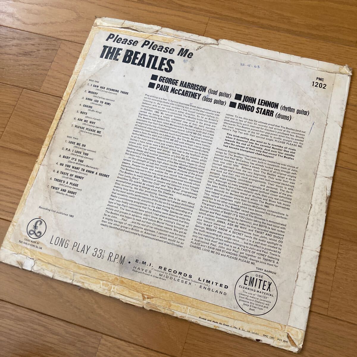 BEATLES Please Please Me 英国オリジナルモノラル盤 3rd プリーズプリーズミー ビートルズ の画像3