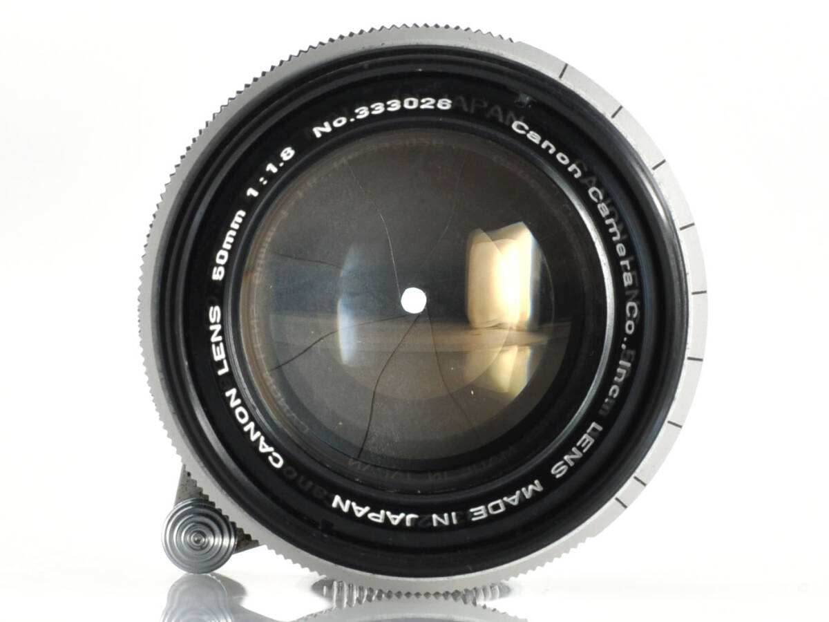 【動作良好】キヤノン 50mm f1.8 レンズ Canon LTM Leica Lマウント L39 #b867の画像8