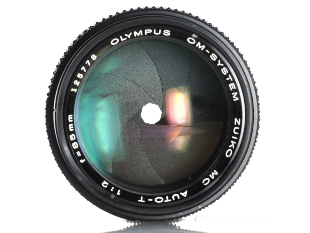 【動作良好】オリンパス 85mm f2 Zuiko OM-System Auto-T Olympus レンズ #b844_画像8