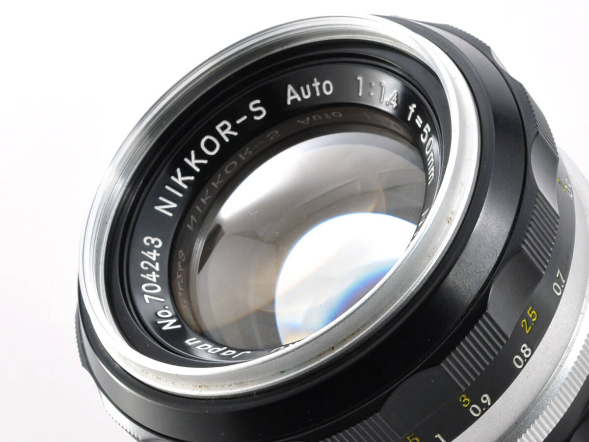 【動作良好】ニコン Nikkor-S 50mm f1.4 Nikon レンズ #c226_画像4
