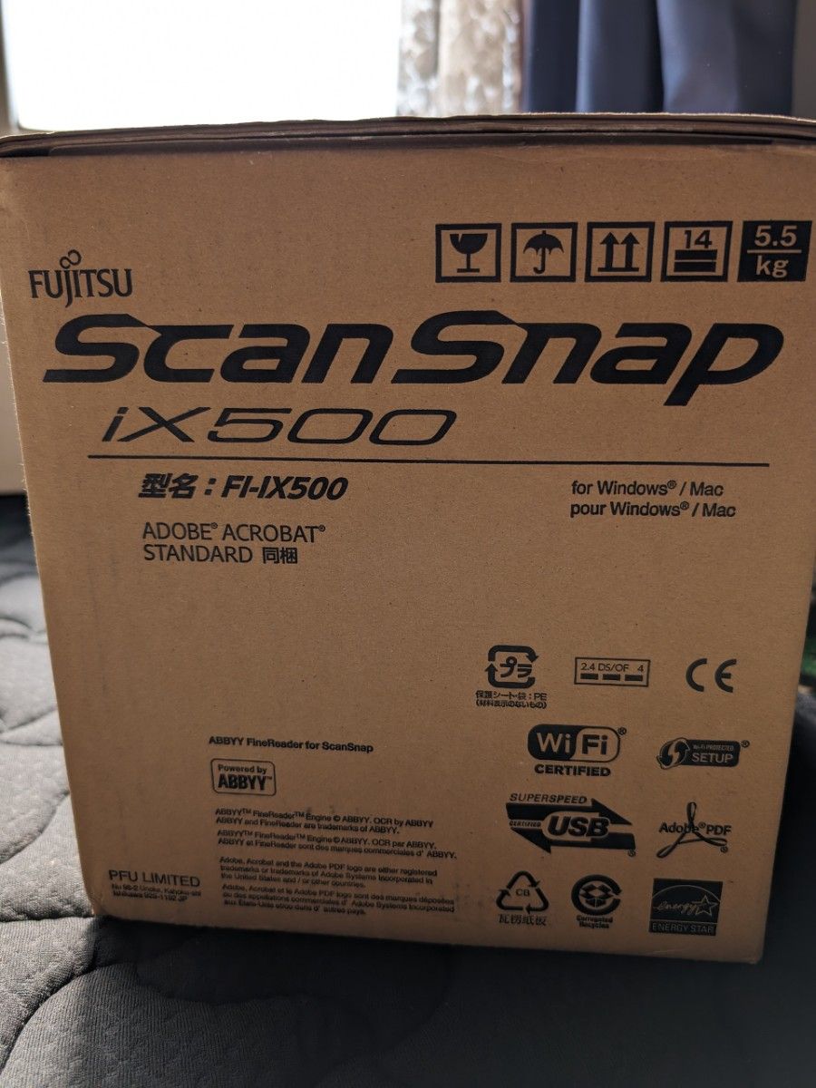 【防水発送】FI-IX500A ScanSnap スキャンスナップ FUJITSU スキャナー A3キャリアシート付き