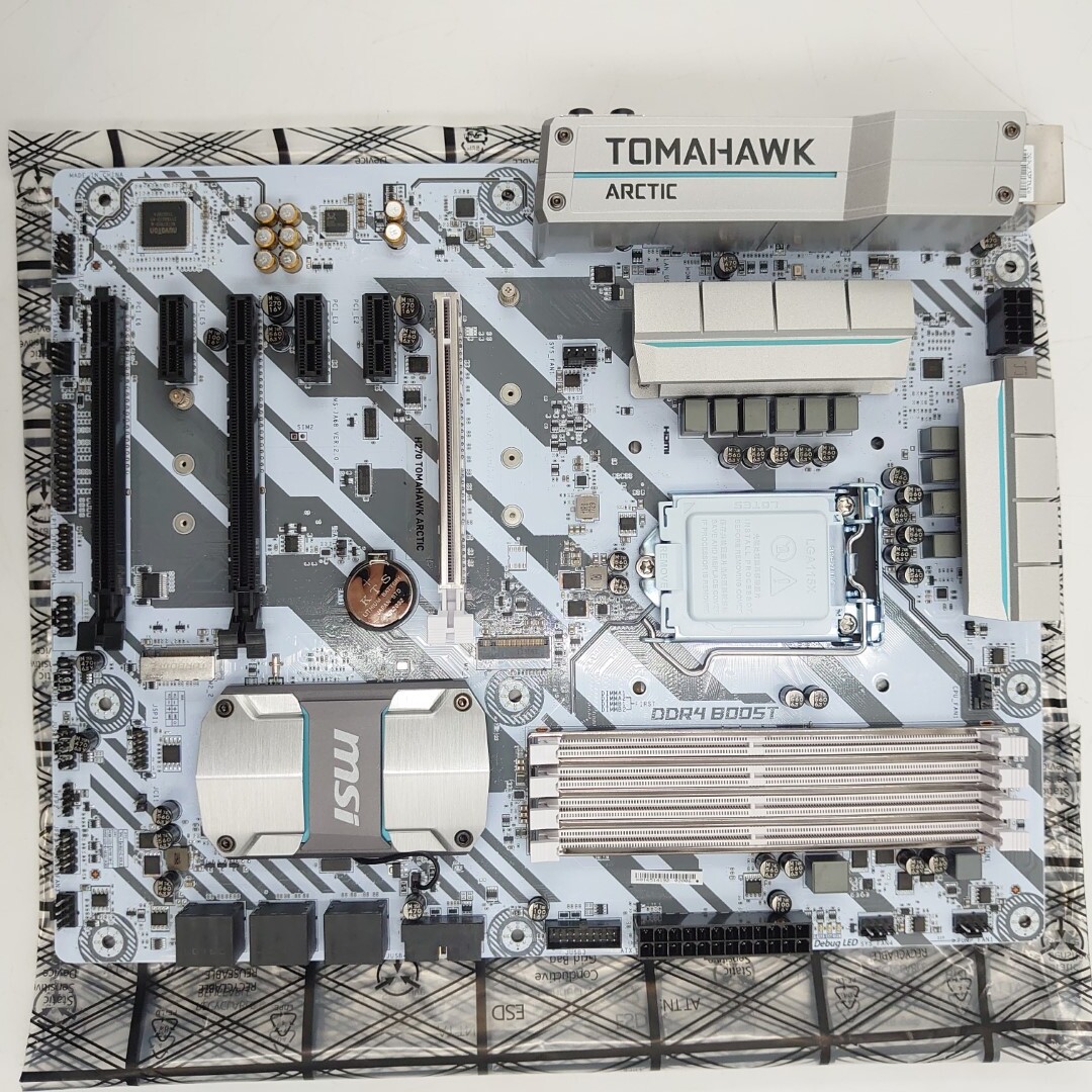 4A435C【動作保証付】マザーボード H270 TOMAHAWK ARCTIC DETONATOR EDITION_画像3