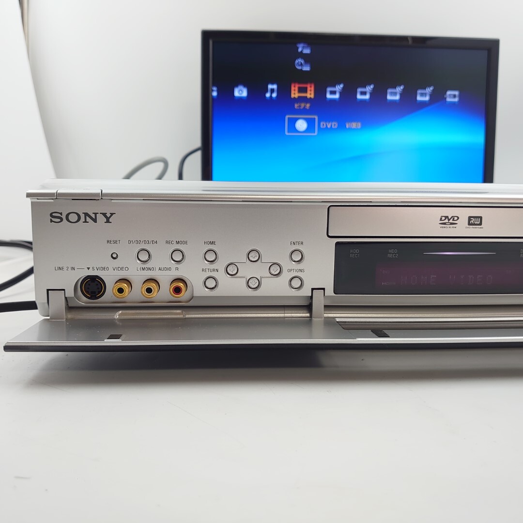 4A009C【再生OK◆現状】SONY RDZ-D700 デジタルハイビジョン レコーディング ハイビジョンチューナー搭載 B-CAS付き_画像2