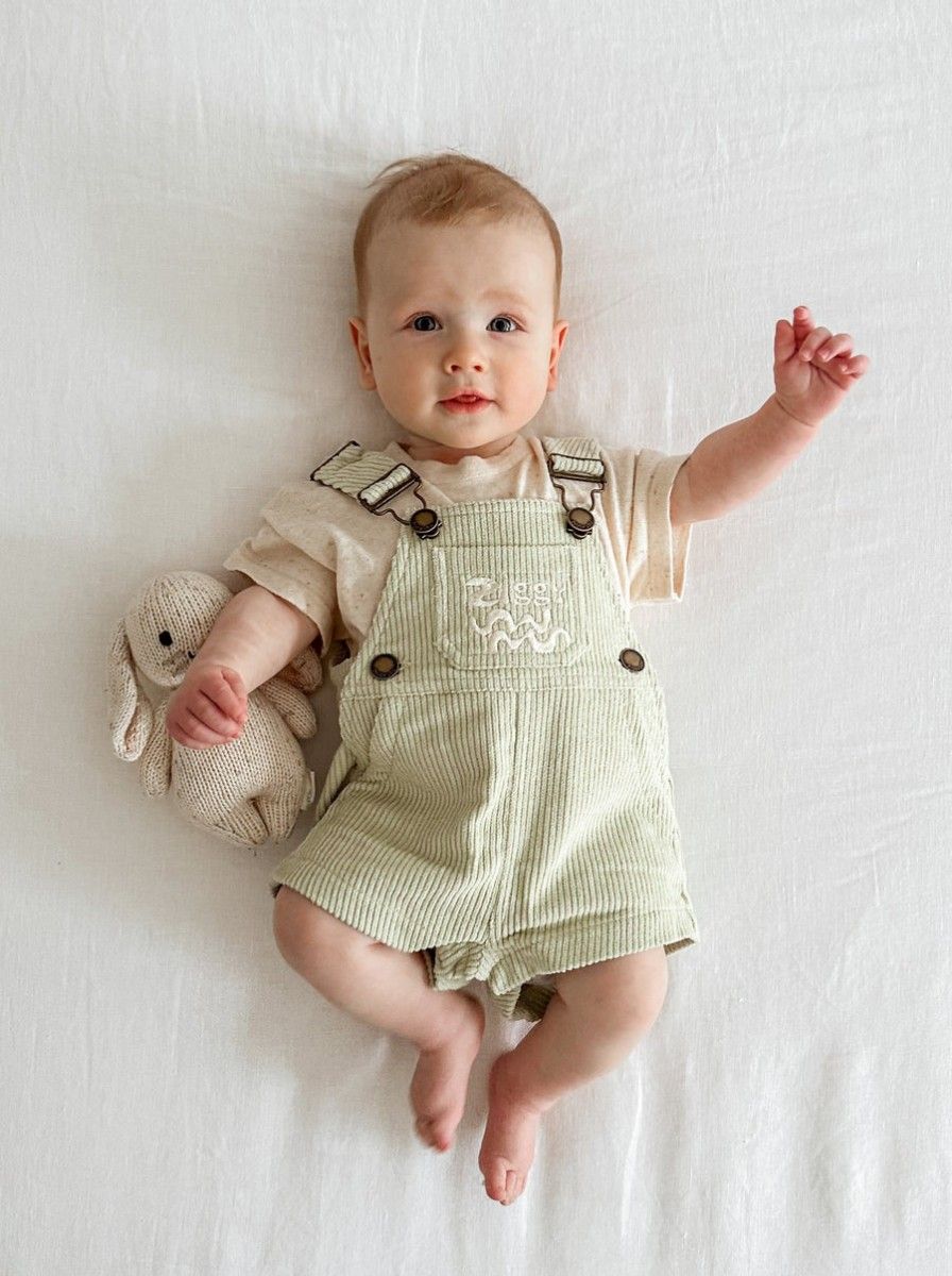 ziggy lou summer overalls/LIME