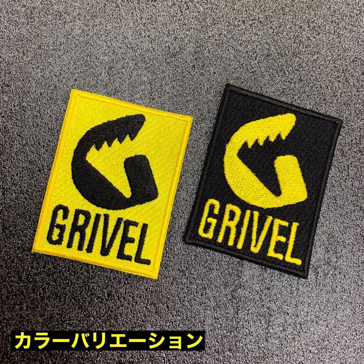 Gris bell GRIVEL Logo yellow iron badge patch - trekking mountain climbing rock-climbing camp sonntagpatches fixed form mail free shipping 