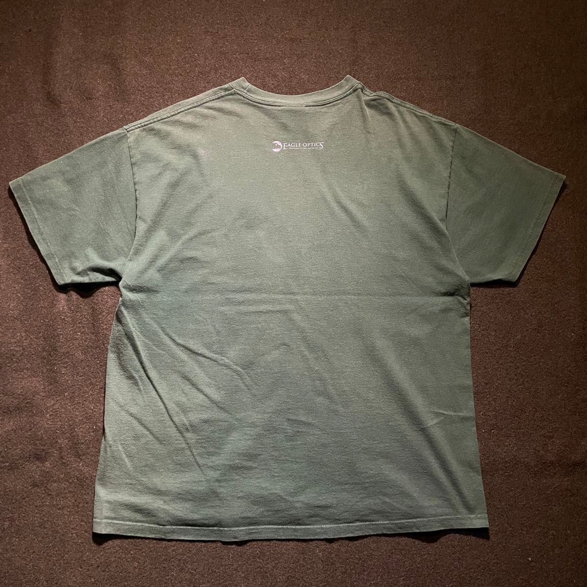 90s- PORT&COMPANY 鳥　アニマルプリントTシャツ　XL グリーン