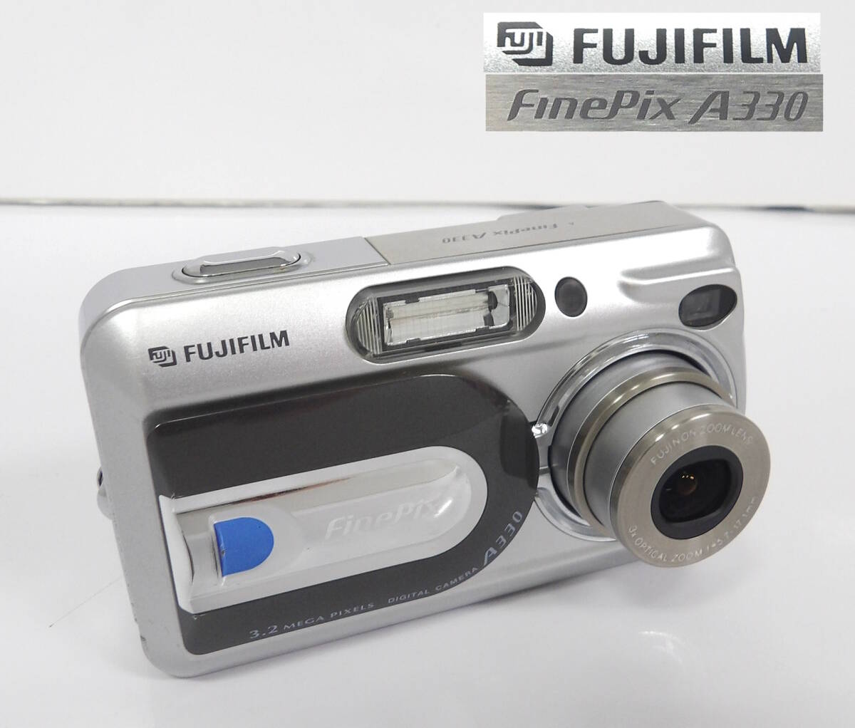 【よろづ屋】FUJIFILM FinePix A330 富士フイルム コンパクト デジタルカメラ レトロデジカメ 乾電池駆動 富士フィルム(M0325)_画像1