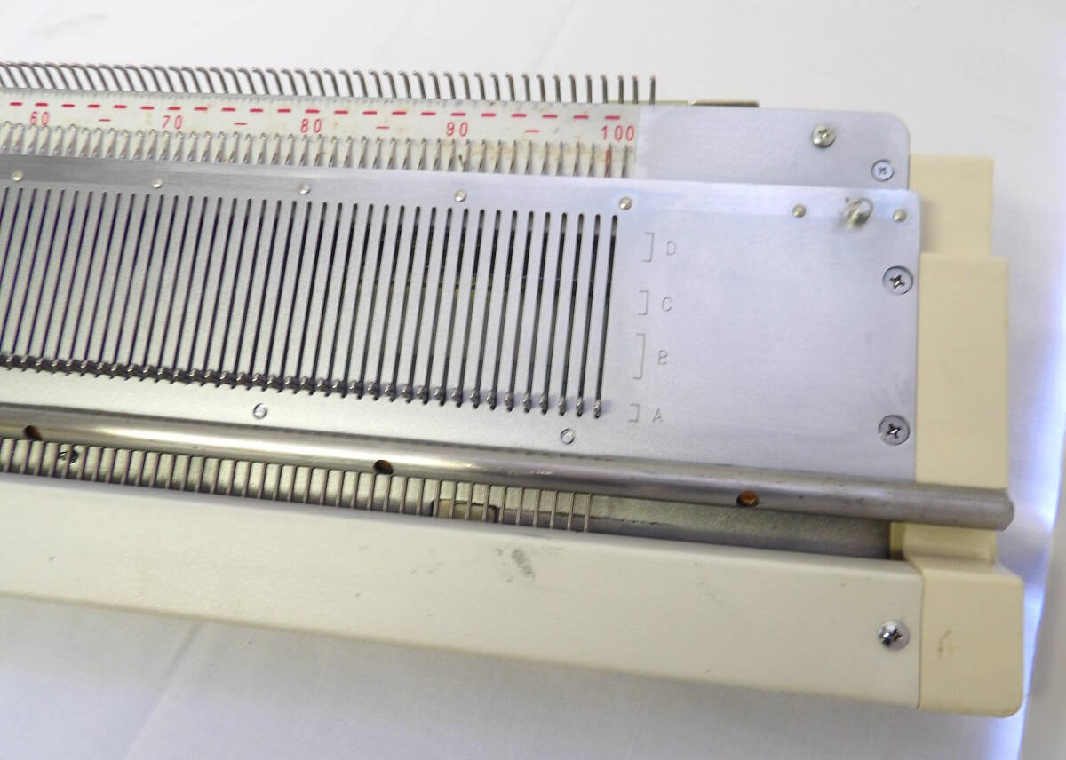 【よろづ屋】SILVER REED SRP60 シルバーリード 編み機 パイルリブニッター 編機 ハンドクラフト 手芸 編み物 当時物(M0325-160)_画像5
