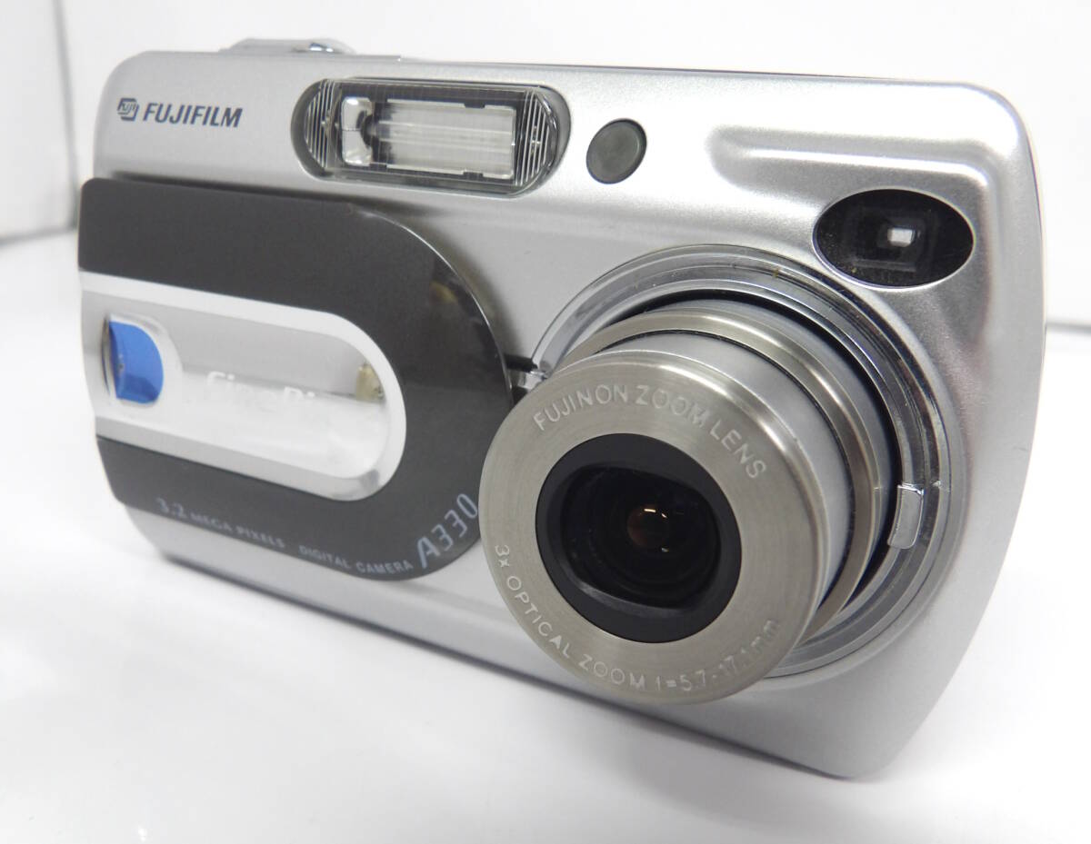 【よろづ屋】FUJIFILM FinePix A330 富士フイルム コンパクト デジタルカメラ レトロデジカメ 乾電池駆動 富士フィルム(M0325)_画像3