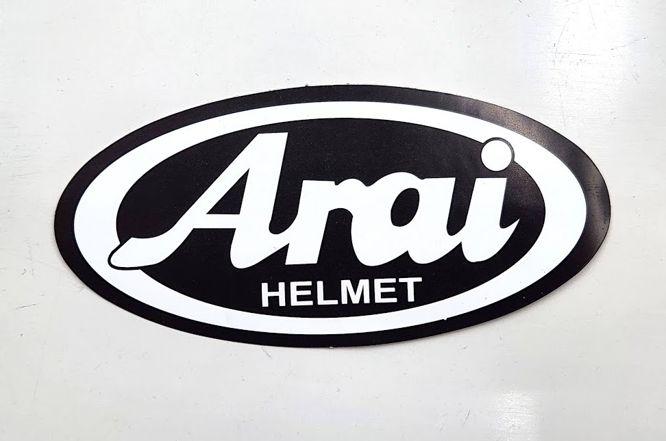 Arai アライ ステッカー 9.5cm 検/ ヘルメット SUZUKI HONDA NC07 CBX400F CBX550F CB400F CBR400 ホーク バブ モンキー_画像1