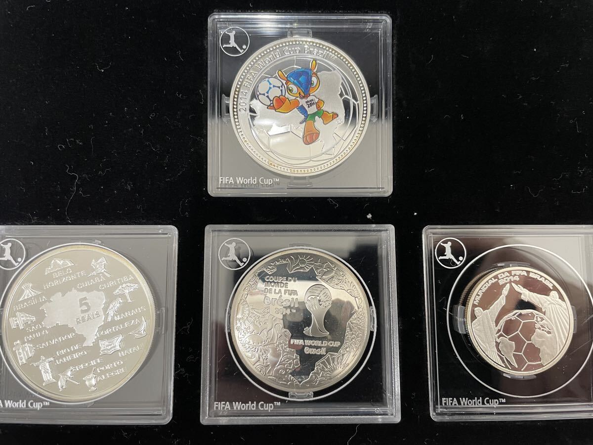 2014 FIFA world cup Brazil Silver Coin ワールドカップ シルバー コインセット_画像5