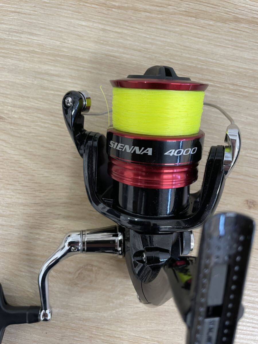 SHIMANO シマノ SIENNA 4000 リール GOTURE Xceed 1004M-S Wizz S-602L ロッド2点_画像1