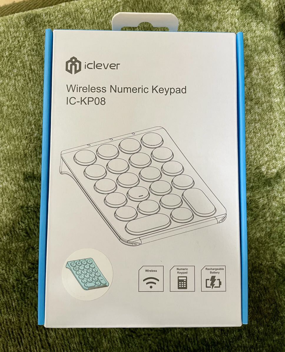 【極美品】iClever　アイクレバー　テンキー　Bluetooth　ミントグリーン_画像3