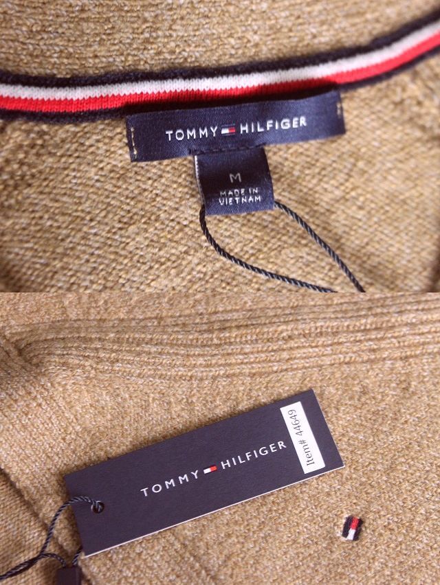 トミーヒルフィガー レディース ヘンリーネック セーター サイズM TOMMY HILFIGER 76J3567★送料520円★_画像3