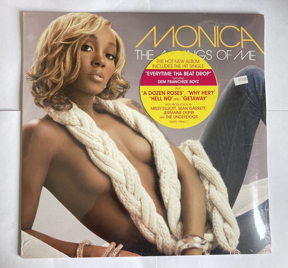 未開封 sealed ! US org Monica / The Makings Of Me J Records 82876-78960-1 Jermaine Dupri