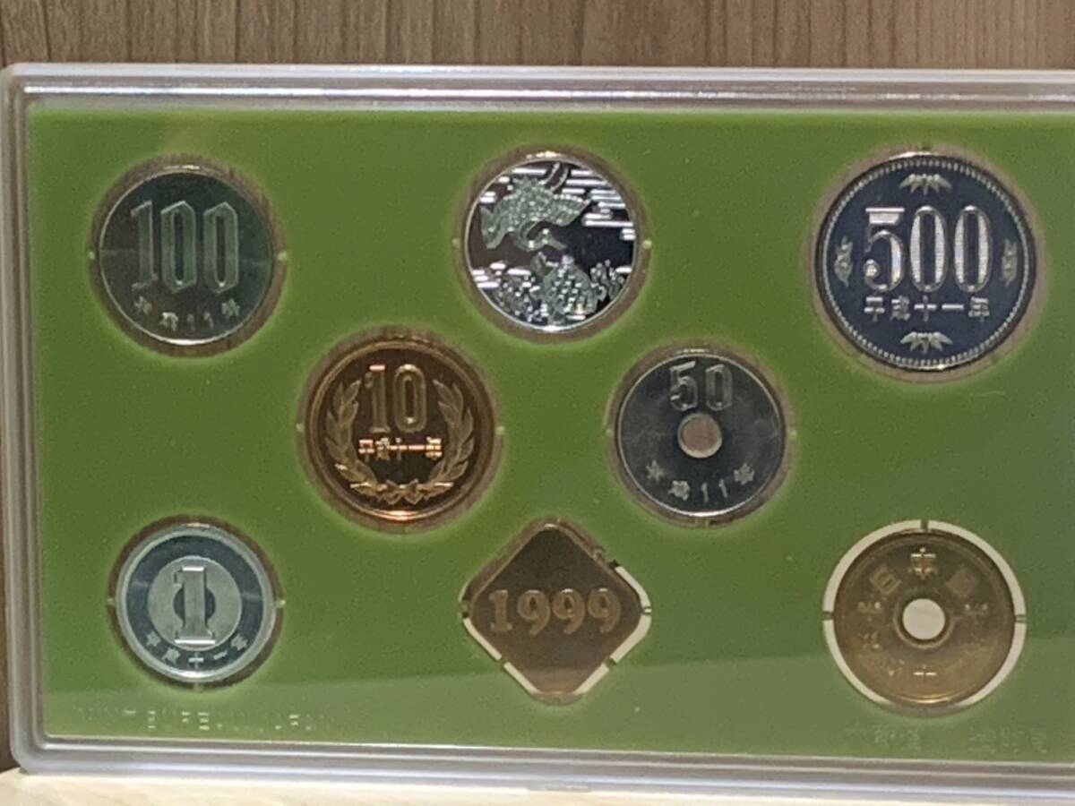 【12192】☆敬老貨幣セット 1999年 平成11年 純銀 ミント 記念硬貨 記念貨幣 コイン 貴金属 メダル☆_画像5