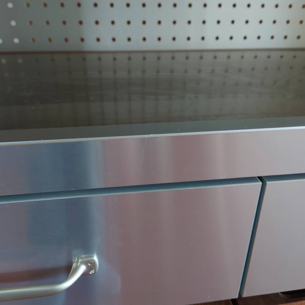 送料無料 廃番品 ウニコ ストラーダ キッチンボード unico STRADA 食器棚 レンジ台の画像10