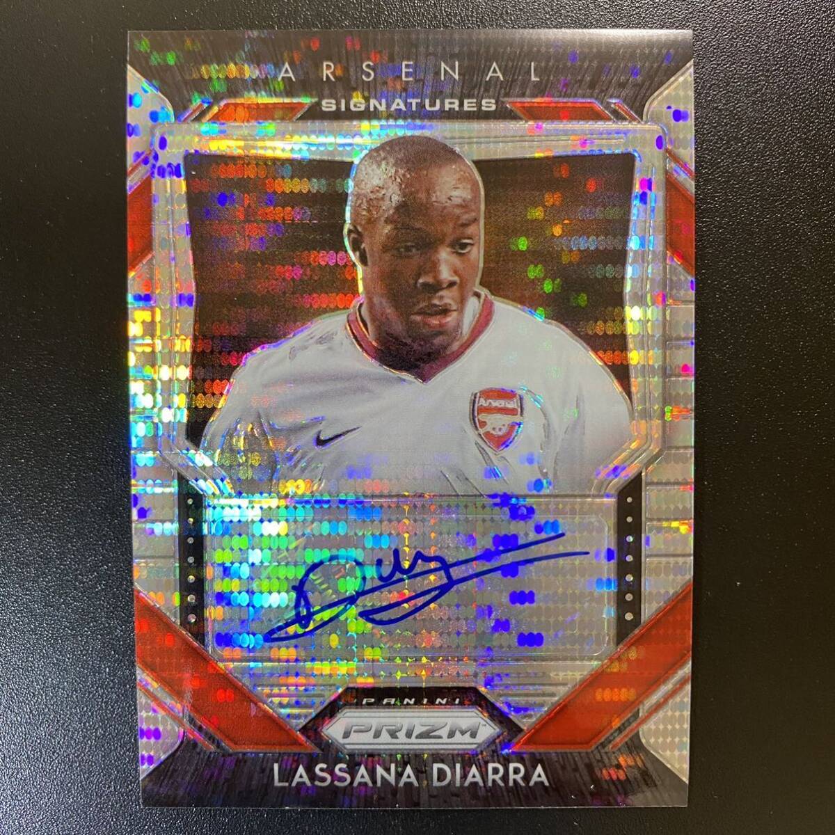 2020-21 Panini Prizm EPL Breakaway Lassana Diarra Auto Arsenal 直筆サインカード ラッサナ・ディアッラの画像1