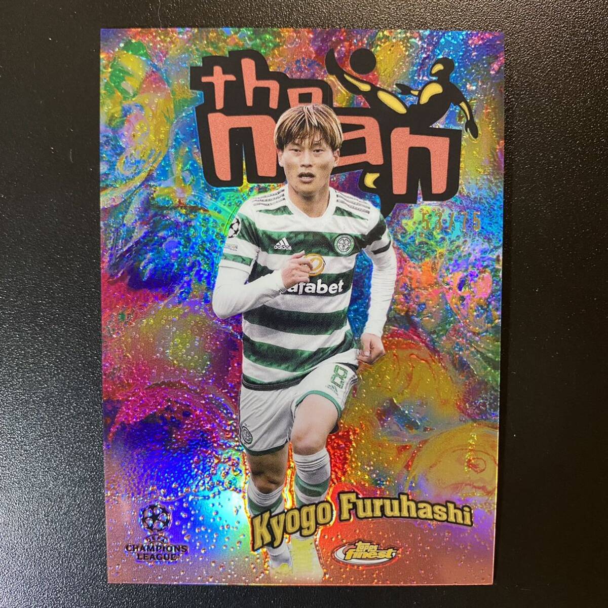 2022-23 Topps Finest UEFA Kyogo Furuhashi The Man /75 古橋亨梧 Case Hitの画像1