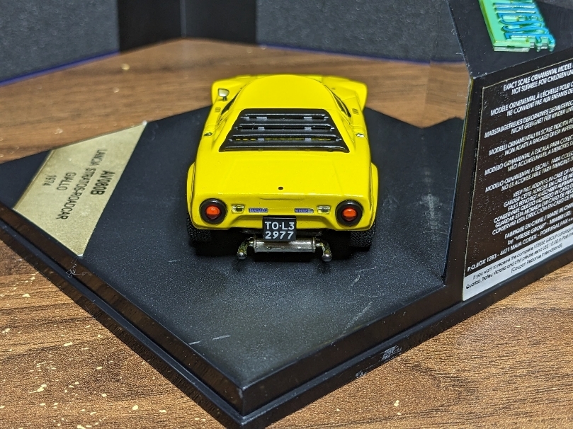 1/43 LANCIA STRATOS-ROADCAR GIALLO ランチア ストラトス 黄色_画像3